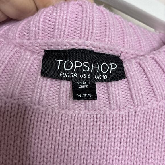 TopShop U Ok Hun Pink and Black Striped Sweater 6 - Picture 10 of 10
